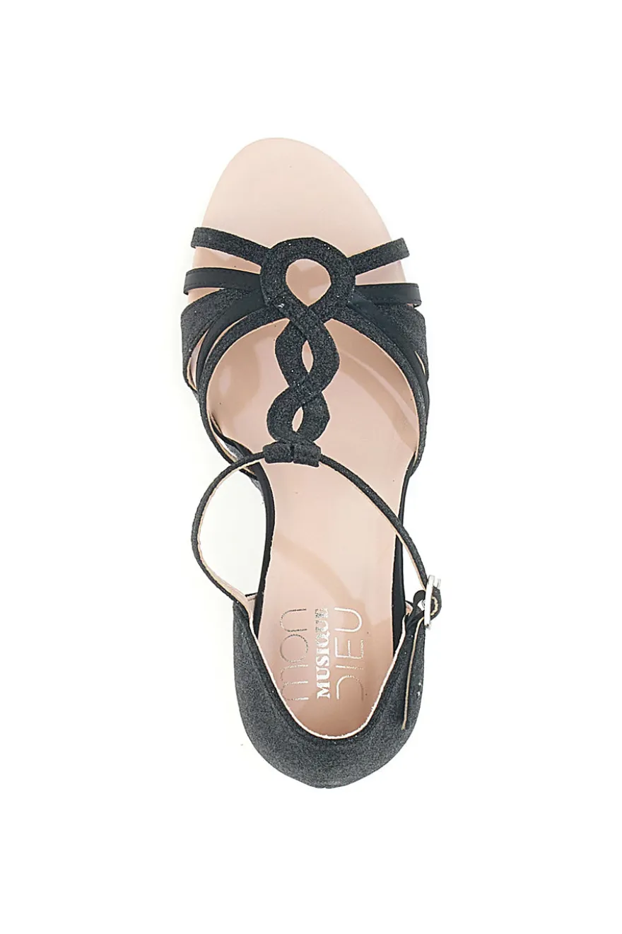 Scarpe da Ballo Nere Con Strass Mon Dieu 1460404