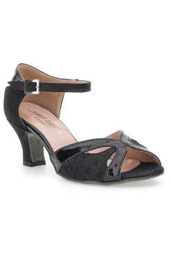 Scarpe da ballo nere con tacco basso THE FIRST DANCE 4558
