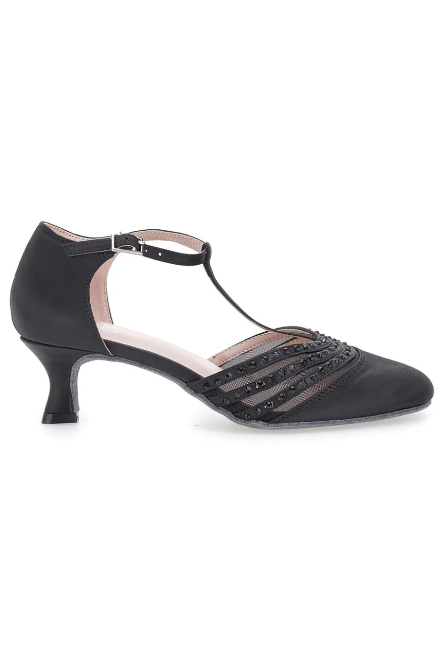 Scarpe da Ballo Nere Con Strass Mon Dieu 1460702