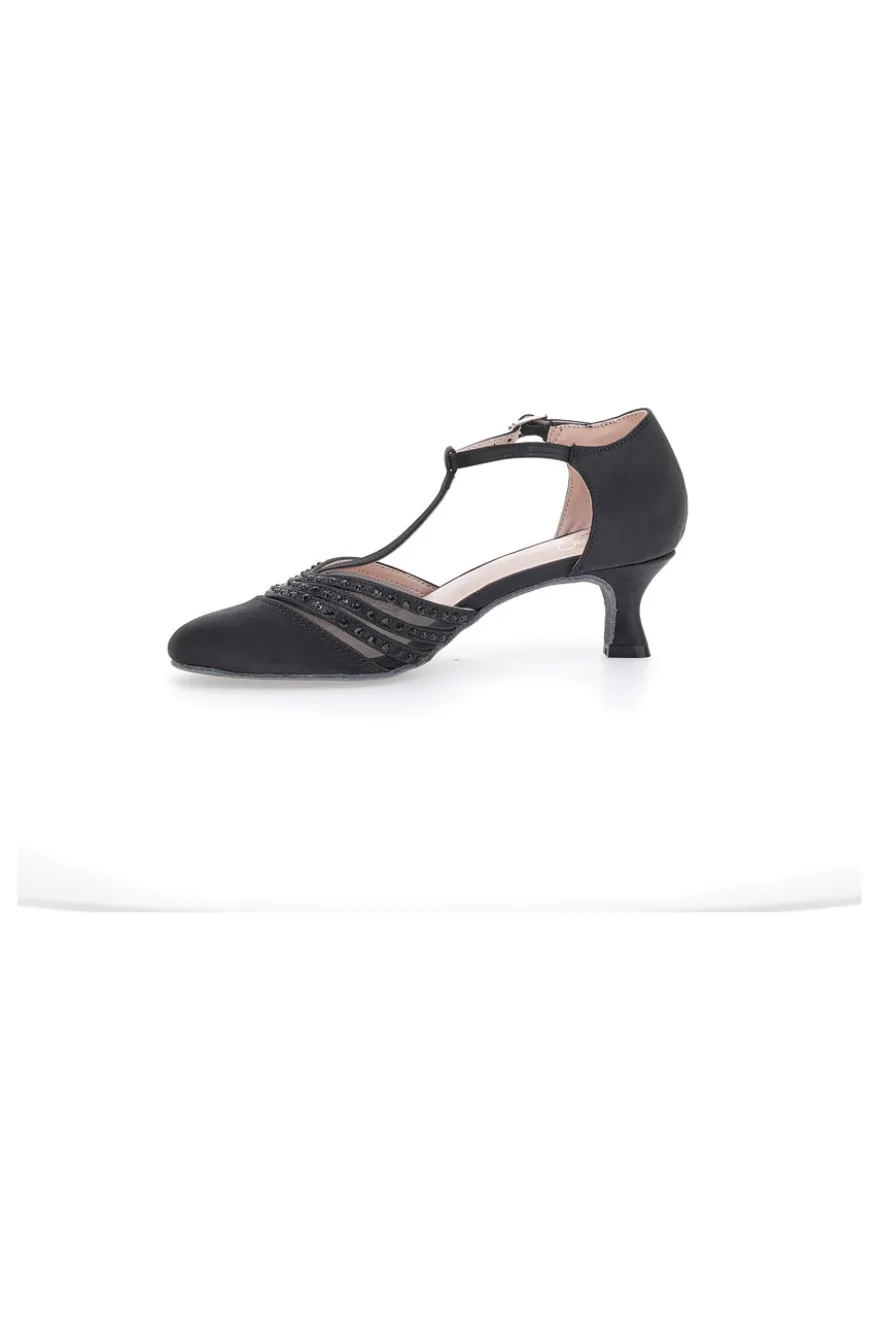 Scarpe da Ballo Nere Con Strass Mon Dieu 1460702