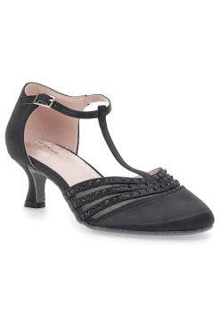 Scarpe da Ballo Nere Con Strass Mon Dieu 1460702
