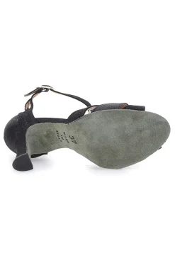 Scarpe da ballo nere con tacco a rocchetto THE FIRST DANCE 4724