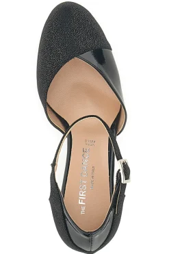Scarpe da ballo nere con punta chiusa e cinturino The First Dance 6552