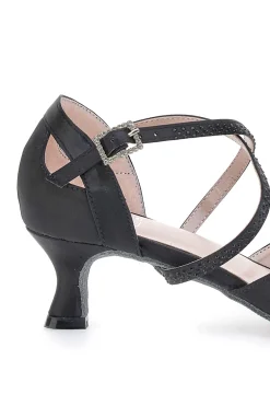 Scarpe da Ballo Nere Con Cinturini Incrociati Mon Dieu 1460502