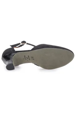 Scarpe da ballo nere con cinturino e tacco medio The First Dance 6334