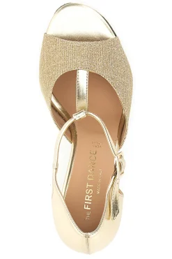 Scarpe Da Ballo Oro Con Suola In Pelle The First Dance 182 50