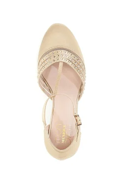 Scarpe da Ballo Oro Con Strass Mon Dieu 1460702