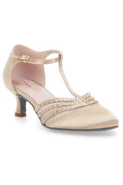 Scarpe da Ballo Oro Con Strass Mon Dieu 1460702