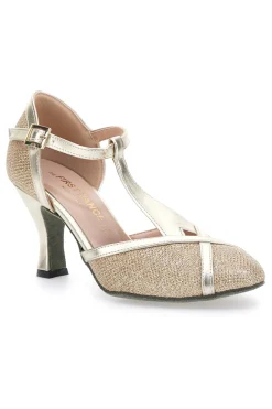 Scarpe da Ballo Platino Con Tacco Medio The First Dance 4325