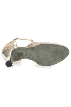 Scarpe da Ballo Platino Con Tacco Medio The First Dance 4325