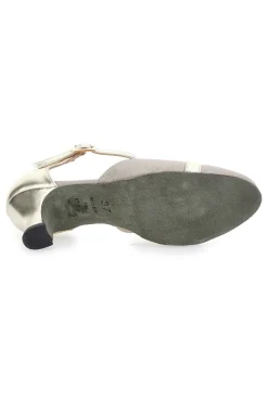 Scarpe da Ballo Platino Con Tacco Basso The First Dance 4554