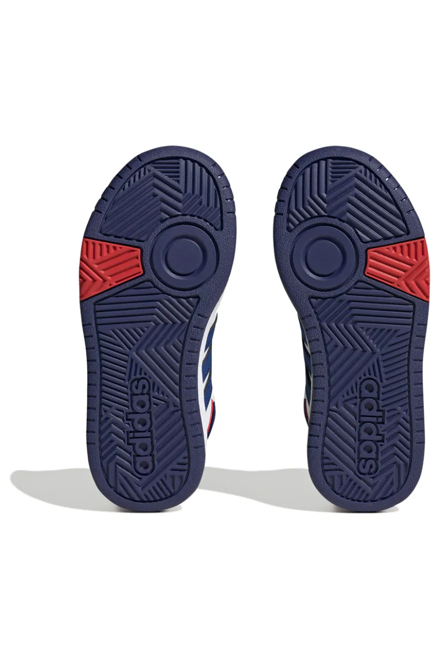 Scarpe da Basket Adidas Hoops Mid 3 K Bianche e Blu