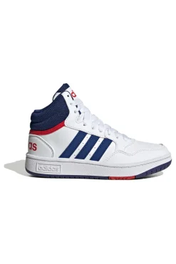 Scarpe da Basket Adidas Hoops Mid 3 K Bianche e Blu