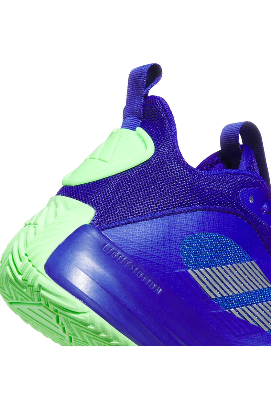 Scarpe da basket blu e verdi con ammortizzazione Lightmotion Adidas Ownthegame 3