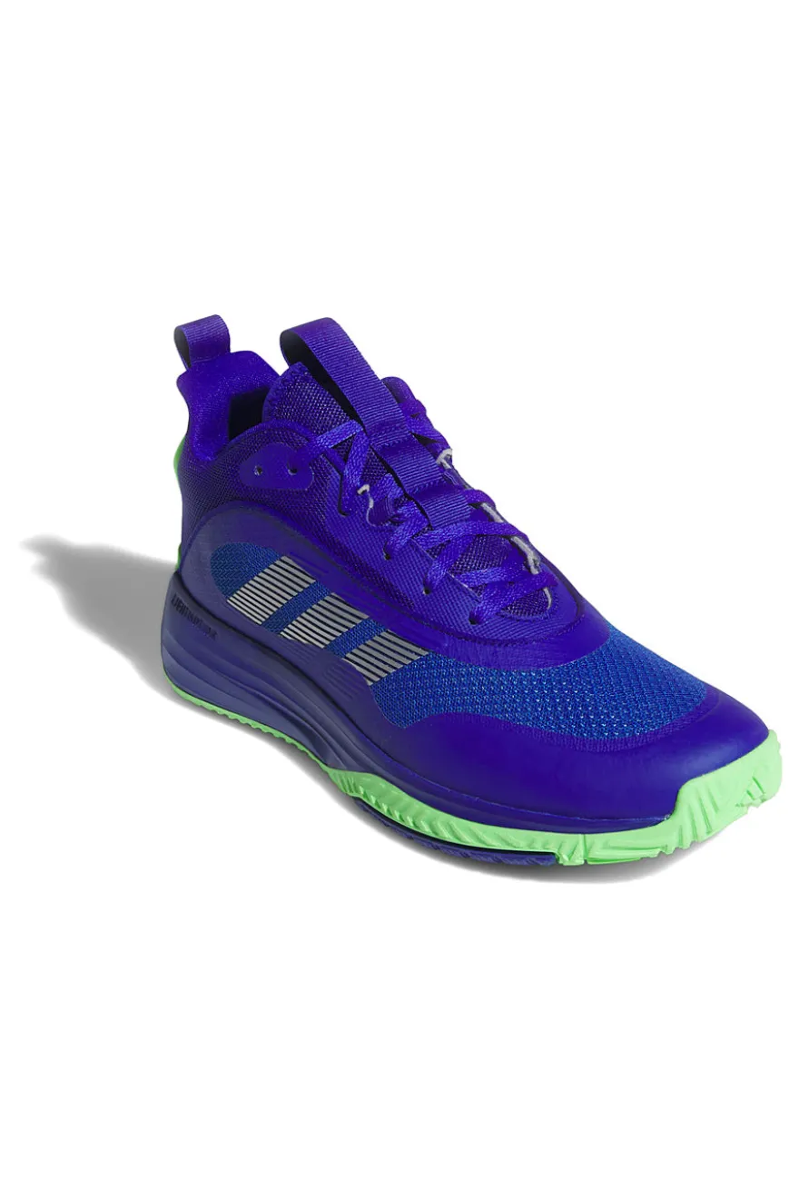Scarpe da basket blu e verdi con ammortizzazione Lightmotion Adidas Ownthegame 3