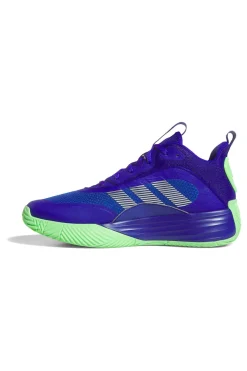 Scarpe da basket blu e verdi con ammortizzazione Lightmotion Adidas Ownthegame 3