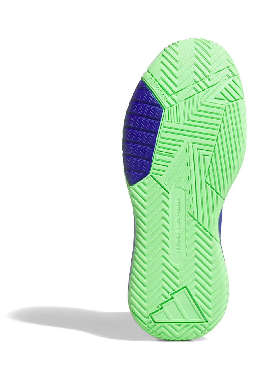 Scarpe da basket blu e verdi con ammortizzazione Lightmotion Adidas Ownthegame 3
