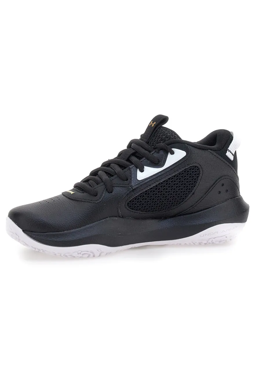 Scarpe da basket nere con suola grafica Under Armour GS Lockdown 6