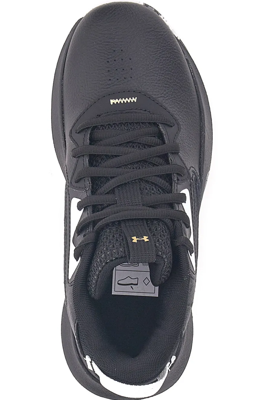 Scarpe da basket nere con suola grafica Under Armour GS Lockdown 6
