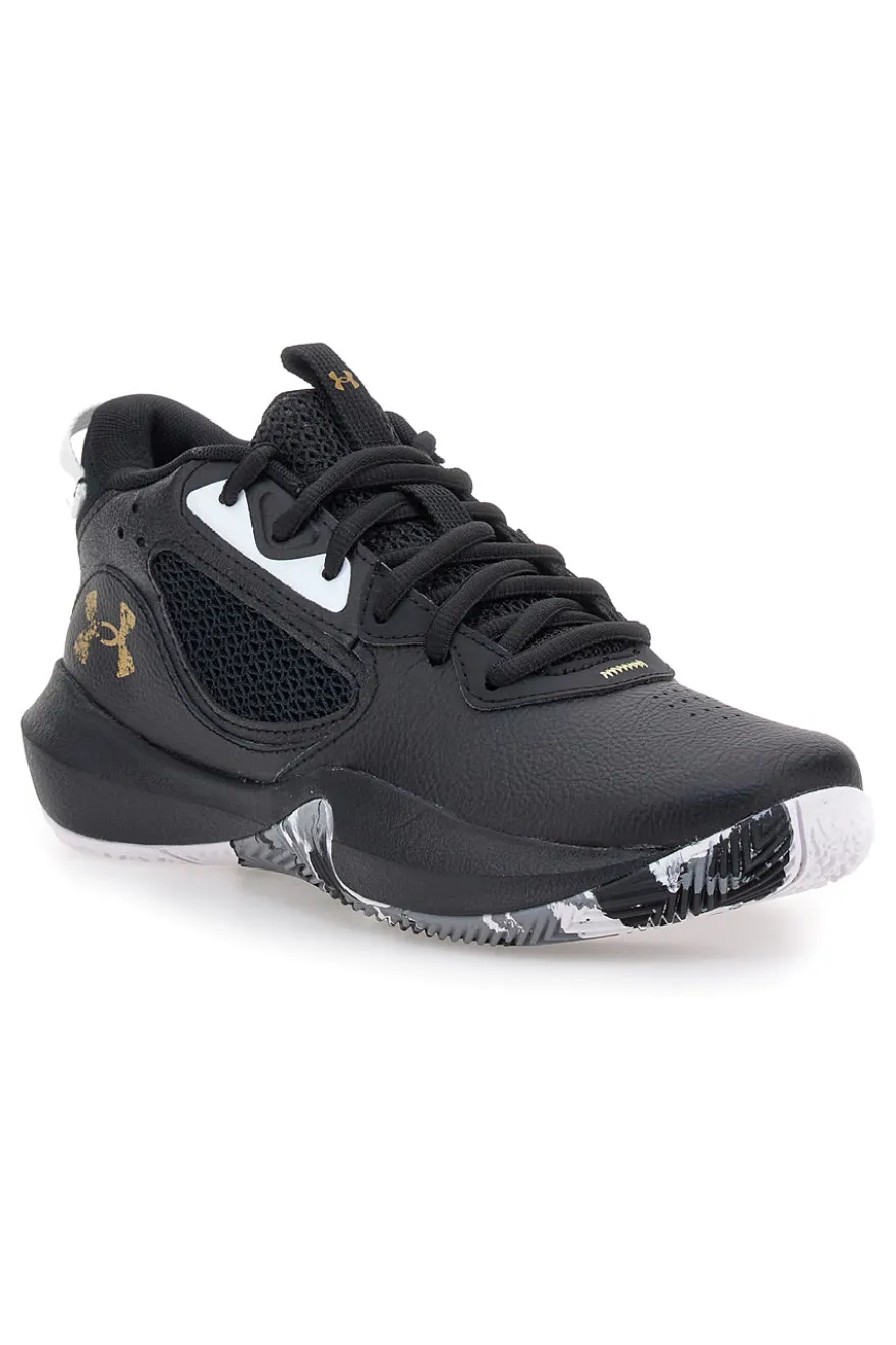 Scarpe da basket nere con suola grafica Under Armour GS Lockdown 6