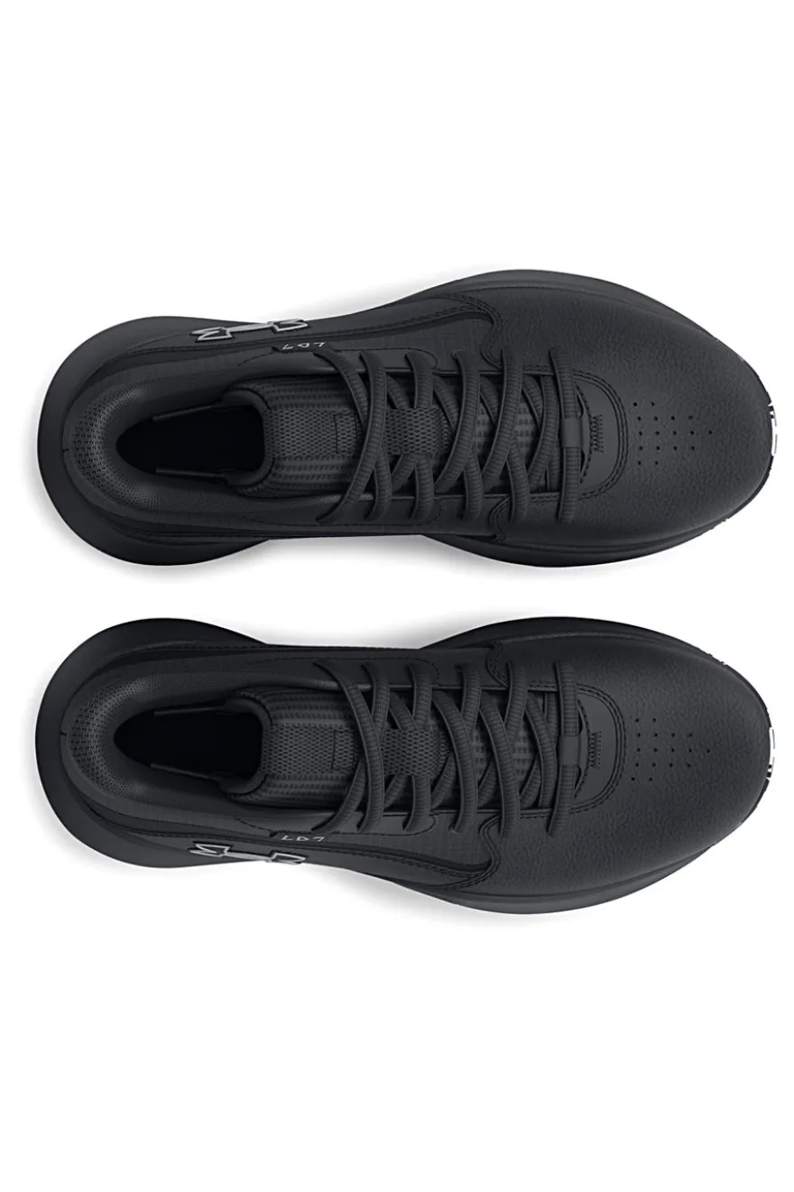 Scarpe da basket nere con suola grafica Under Armour GS Lockdown 7