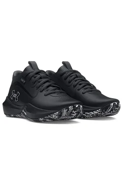 Scarpe da basket nere con suola grafica Under Armour GS Lockdown 7