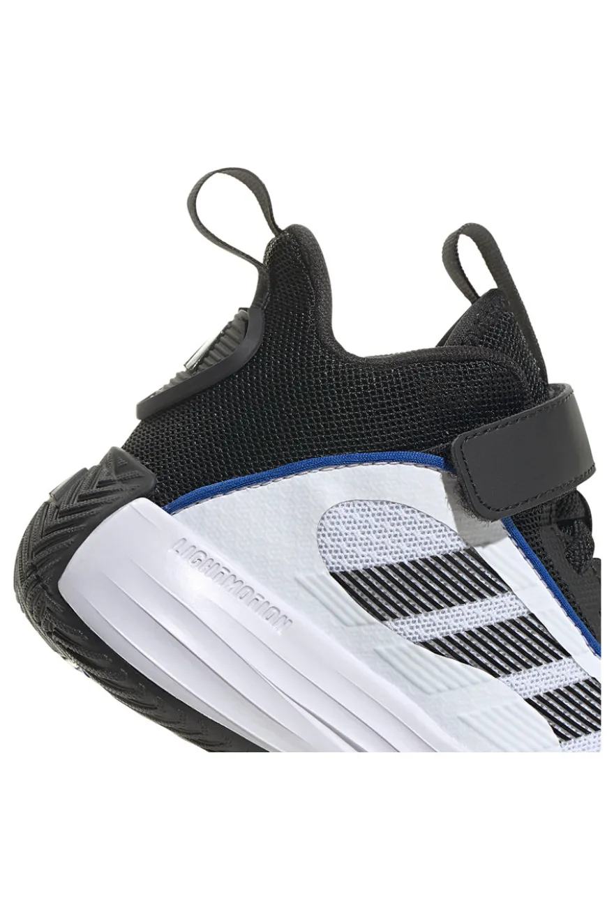 Scarpe da basket nere e bianche Adidas Ownthegame 3.0 K