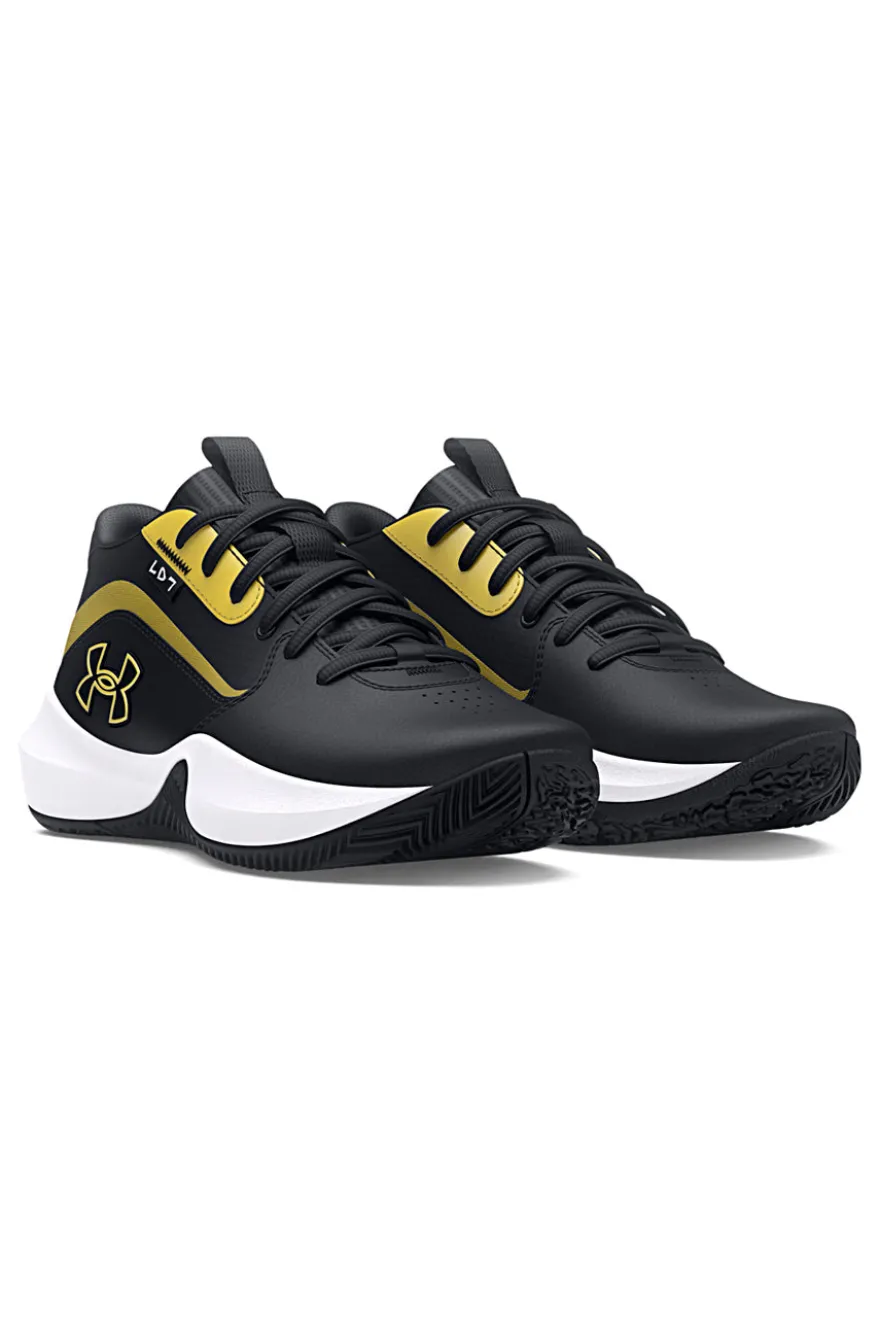 Scarpe da Basket Nere e Oro Under Armour Gs Lockdown 7