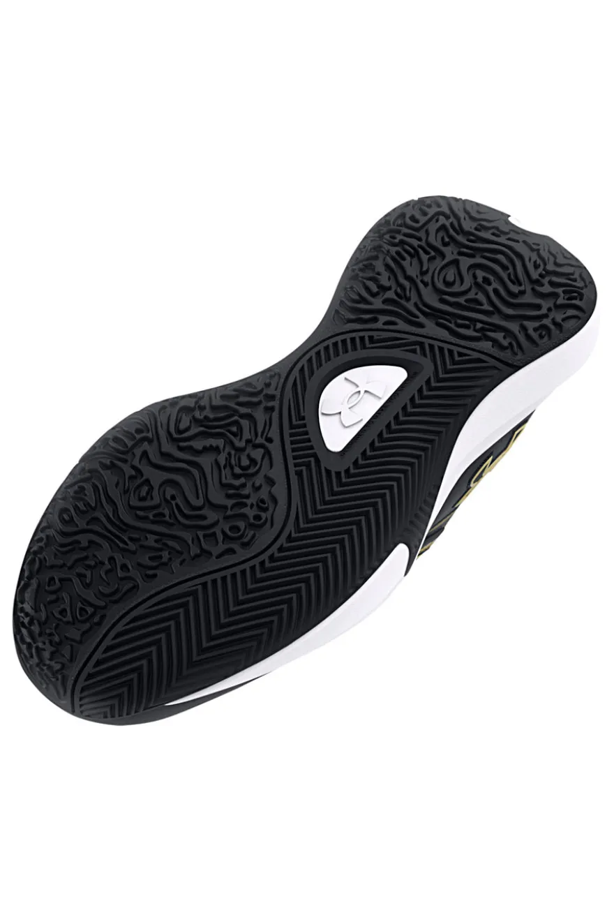 Scarpe da Basket Nere e Oro Under Armour Gs Lockdown 7