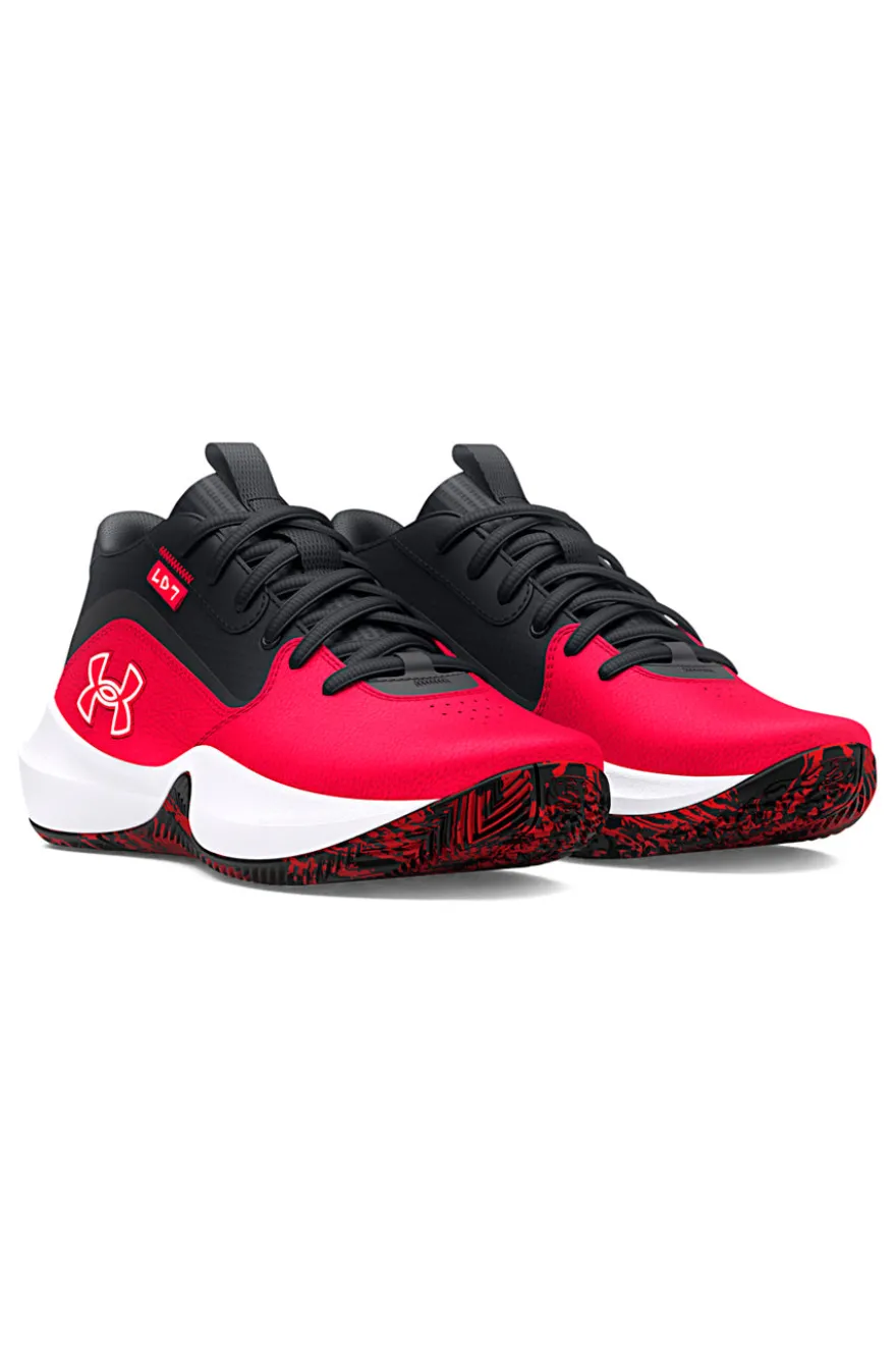Scarpe da Basket Nere e Rosse Under Armour Lockdown 7