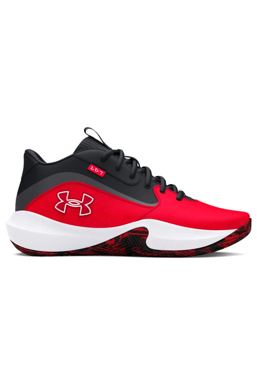 Scarpe da basket Nere e Rosse Under Armour Lockdown 7