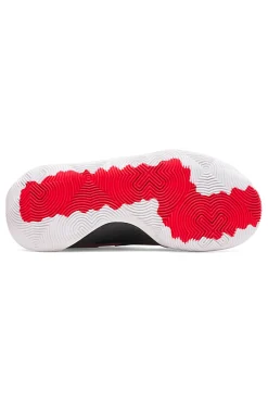Scarpe da basket rosse e nere con suola bianca Under Armour GS Jet '25