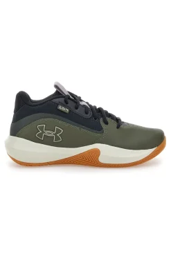 Scarpe da basket verdi con suola gum Under Armour Lockdown 7