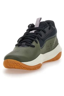 Scarpe da basket verdi con suola gum Under Armour Lockdown 7
