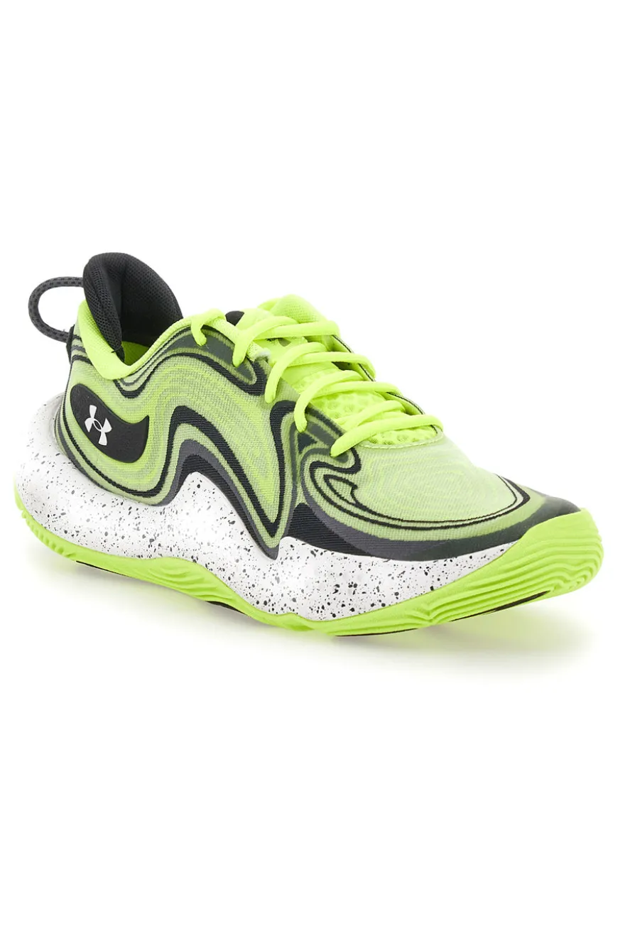 Scarpe da basket verdi Under armour Spawn 6