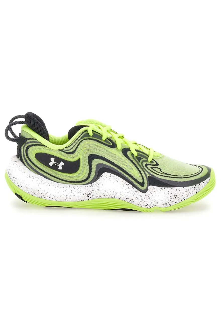 Scarpe da basket verdi Under armour Spawn 6