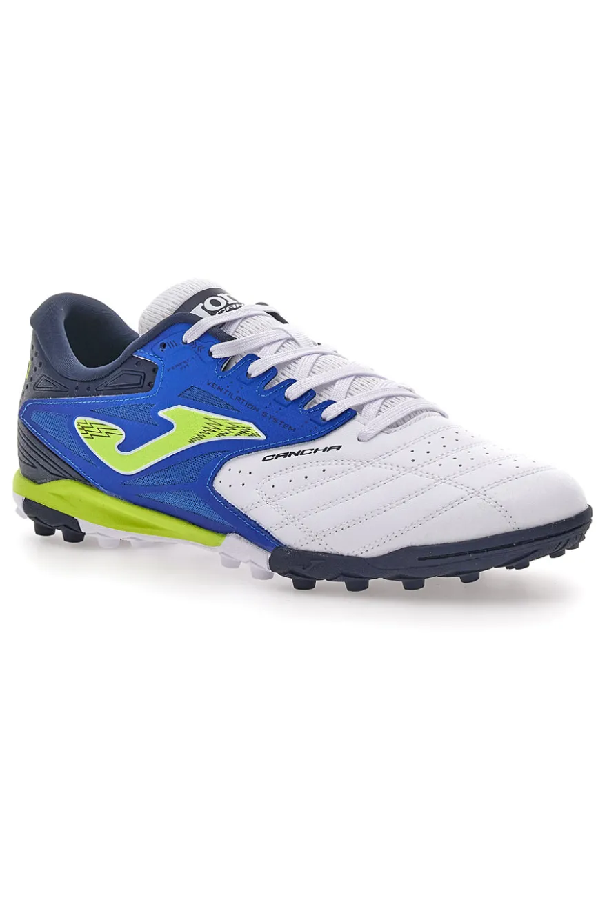 Scarpe da Calcetto Bianche e Blu Joma Cancha Turf