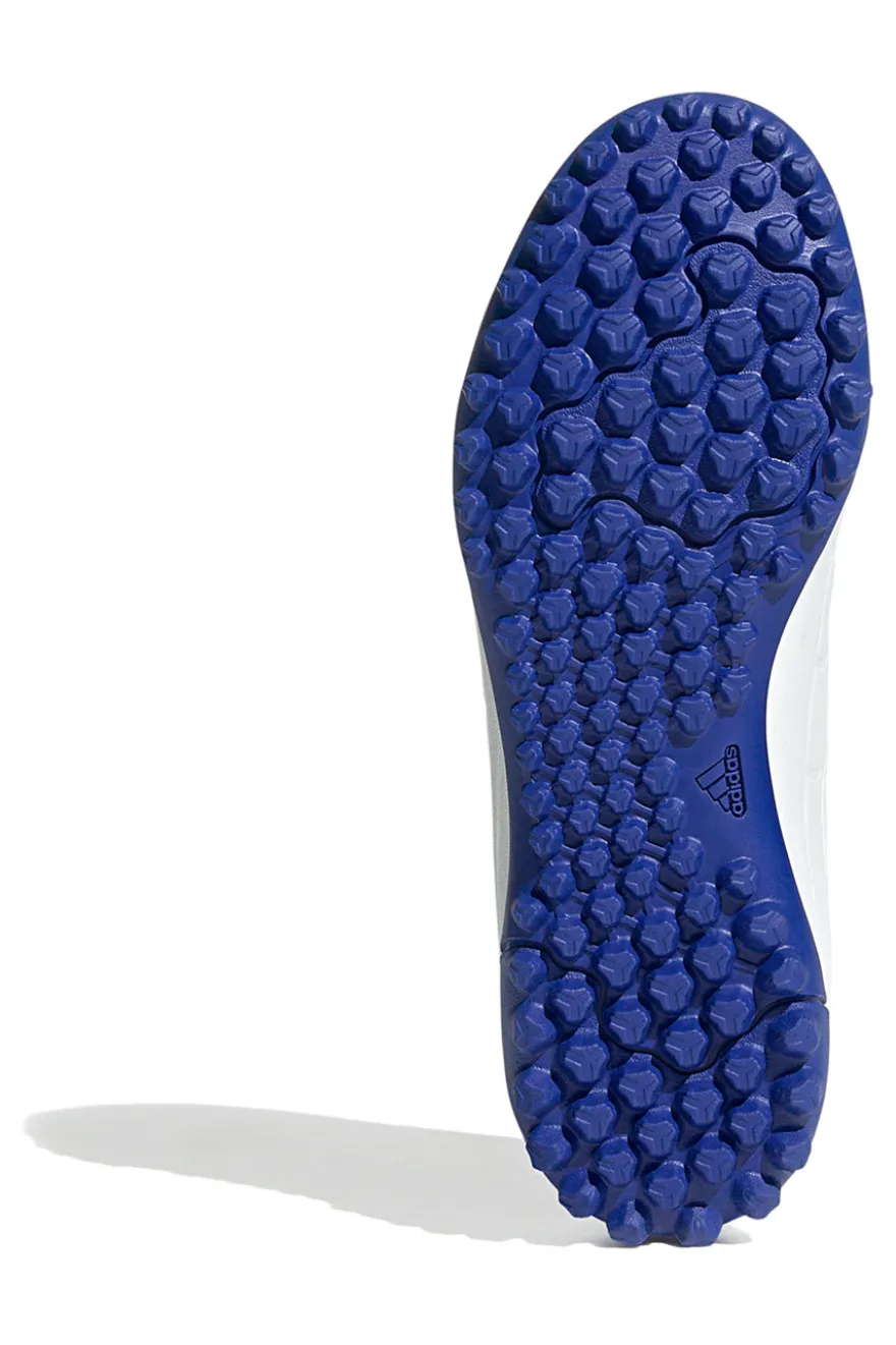 Scarpe da Calcetto Bianche e Blu Adidas Copa Pure 2 Club Tf J