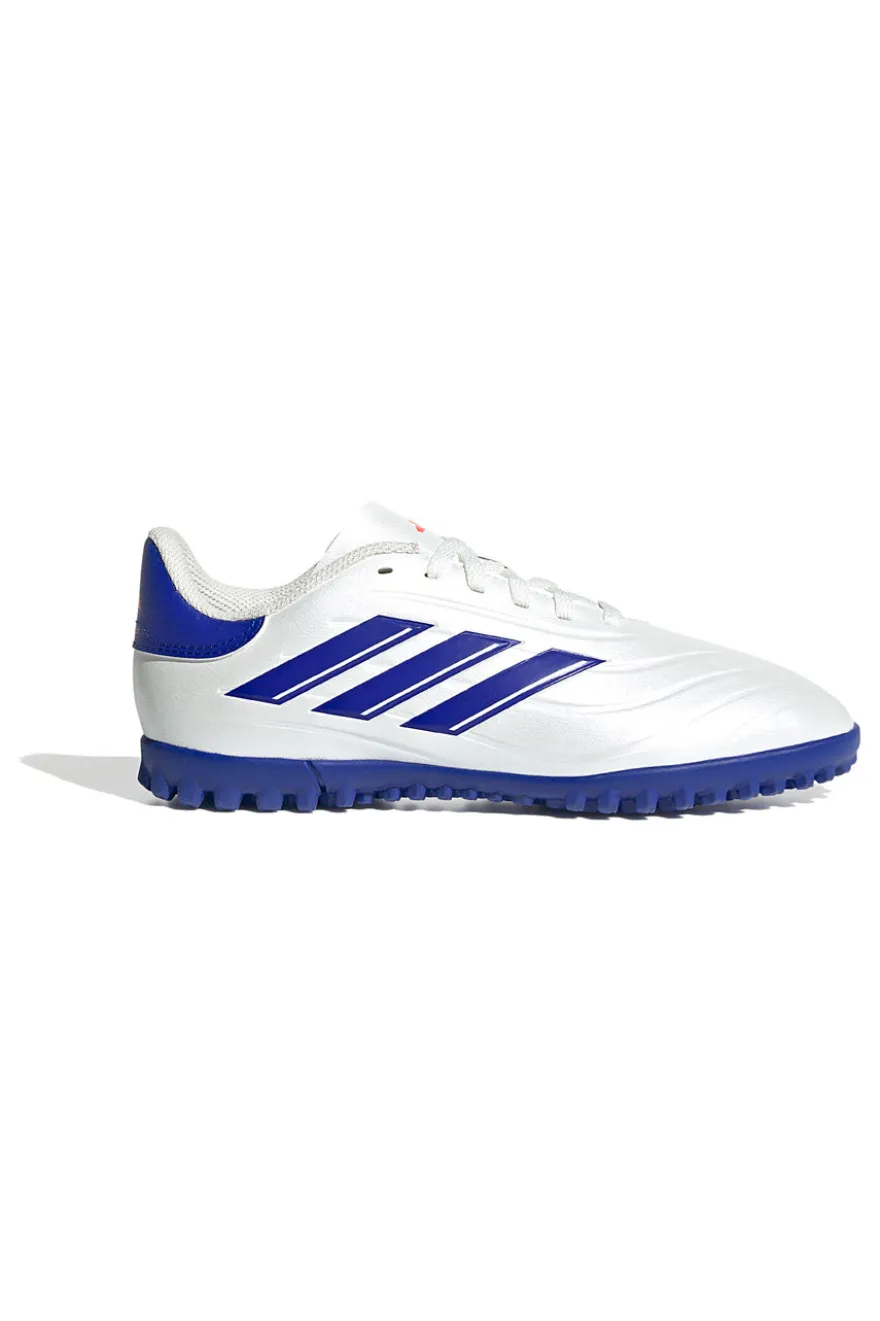Scarpe da Calcetto Bianche e Blu Adidas Copa Pure 2 Club Tf J