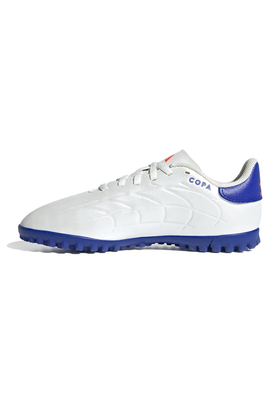 Scarpe da Calcetto Bianche e Blu Adidas Copa Pure 2 Club Tf J