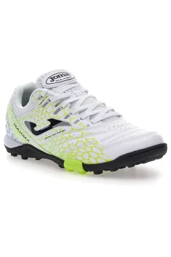 Scarpe da calcetto bianche con dettagli lime Joma Maxima 2532