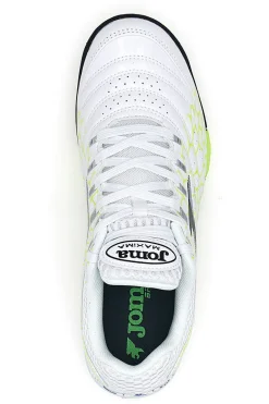 Scarpe da calcetto bianche con dettagli lime Joma Maxima 2532