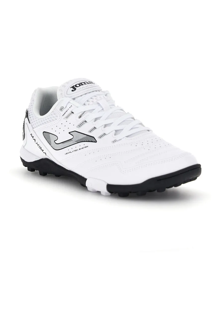 Scarpe da calcetto bianche in materiale sintetico Joma Maxima 2502