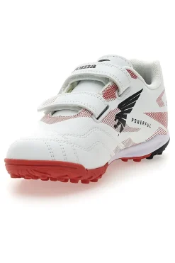 Scarpe da Calcetto Bianche e Rosse Joma Powerfull Jr 2502 Turf