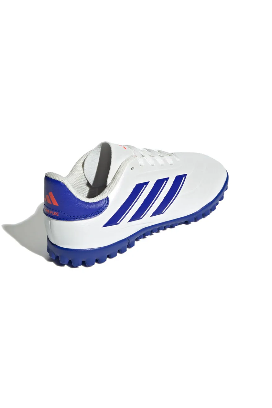 Scarpe da Calcetto Bianche e Blu Adidas Copa Pure 2 Club Tf J