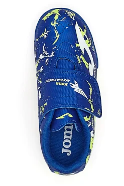 Scarpe da Calcetto Blu Con Strappo Joma Megatron Jr 2404