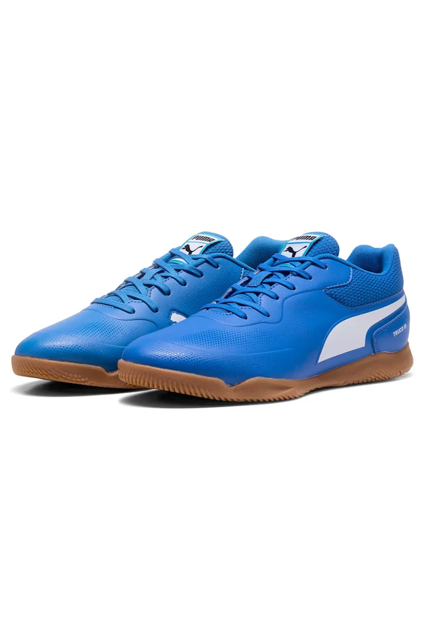 Scarpe da calcetto blu suola indoor Truco III Puma