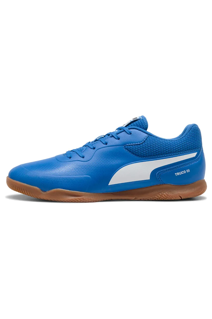 Scarpe da calcetto blu suola indoor Truco III Puma