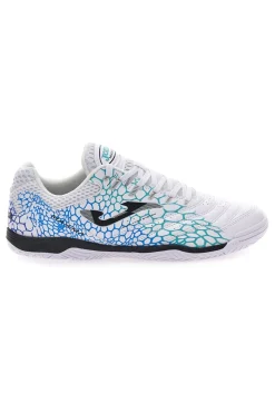 Scarpe da Calcetto FutSal Bianche e Azzurre JOMA MAXIMA 2532 Indoor