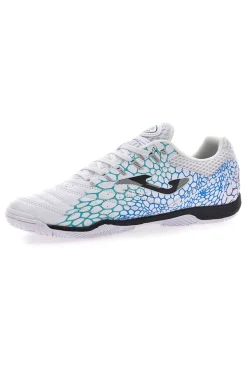Scarpe da Calcetto FutSal Bianche e Azzurre JOMA MAXIMA 2532 Indoor
